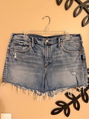 Silver Jeans Distressed Denim Shorts
